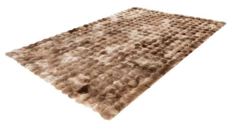 Rzut z boku na dywan pluszowy Obsession Camouflage CAM845 taupe