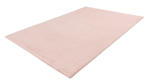 Rzut z boku na dywan pluszowy Obsession Cha Cha CHA535 powder pink