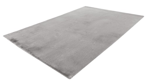 Rzut z boku na dywan pluszowy Obsession Cha Cha CHA535 silver