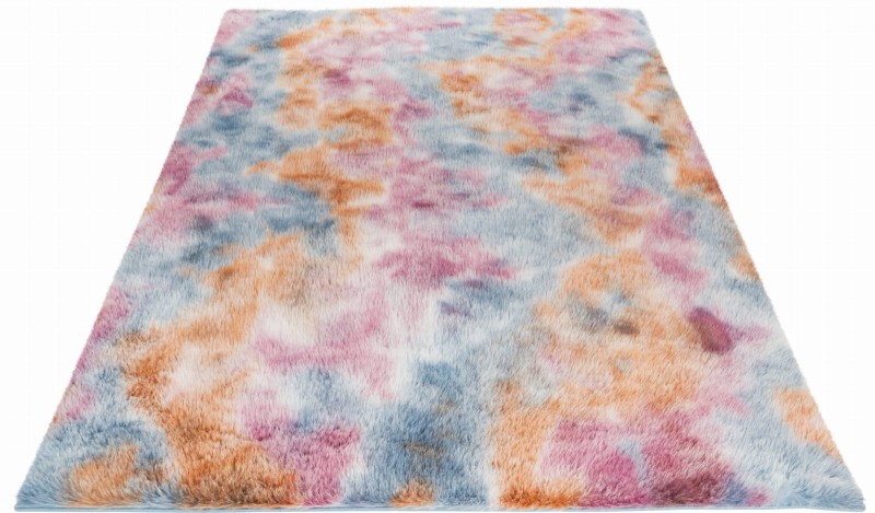 Rzut ukośny dywanu pluszowego Obsession Jamaica JAM155 multi