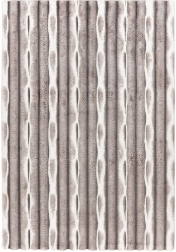 Dywan pluszowy Obsession Waves WAV305 silver