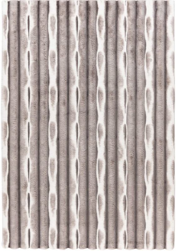 Dywan pluszowy Obsession Waves WAV305 silver