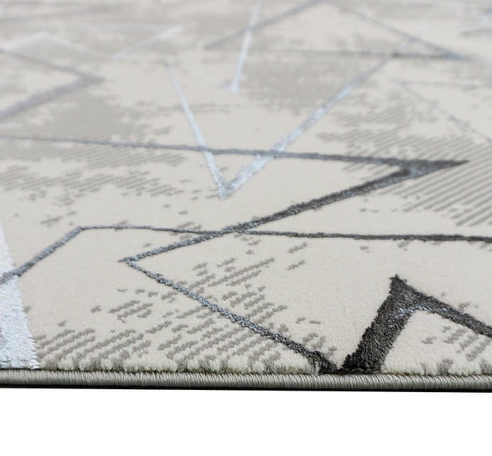 Błyszczący wzór chodnika nowoczesnego Esprit 3608 szarego