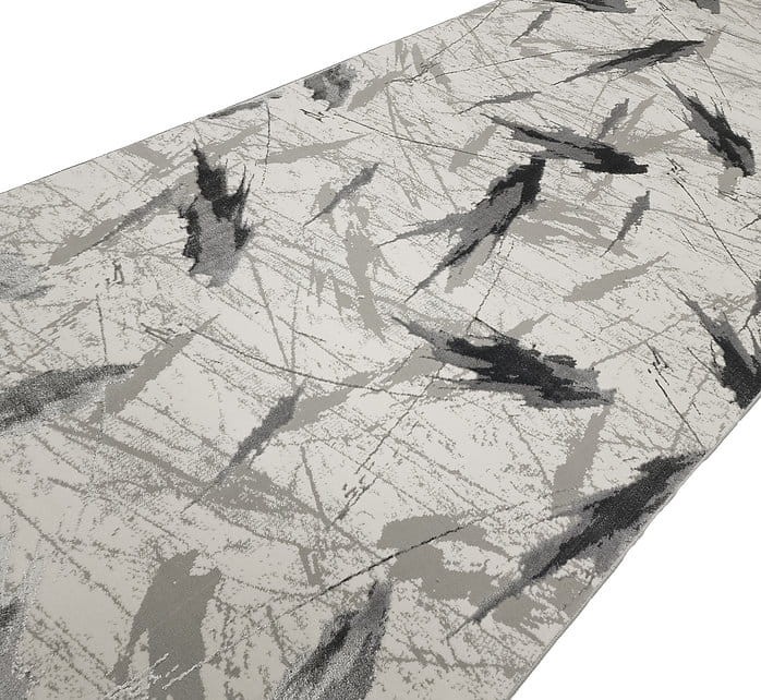 Rzut z boku chodnika nowoczesnego Allianz 6310 szary