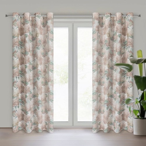 Zasłona gotowa 140x250 cm przelotki Demi naturalny