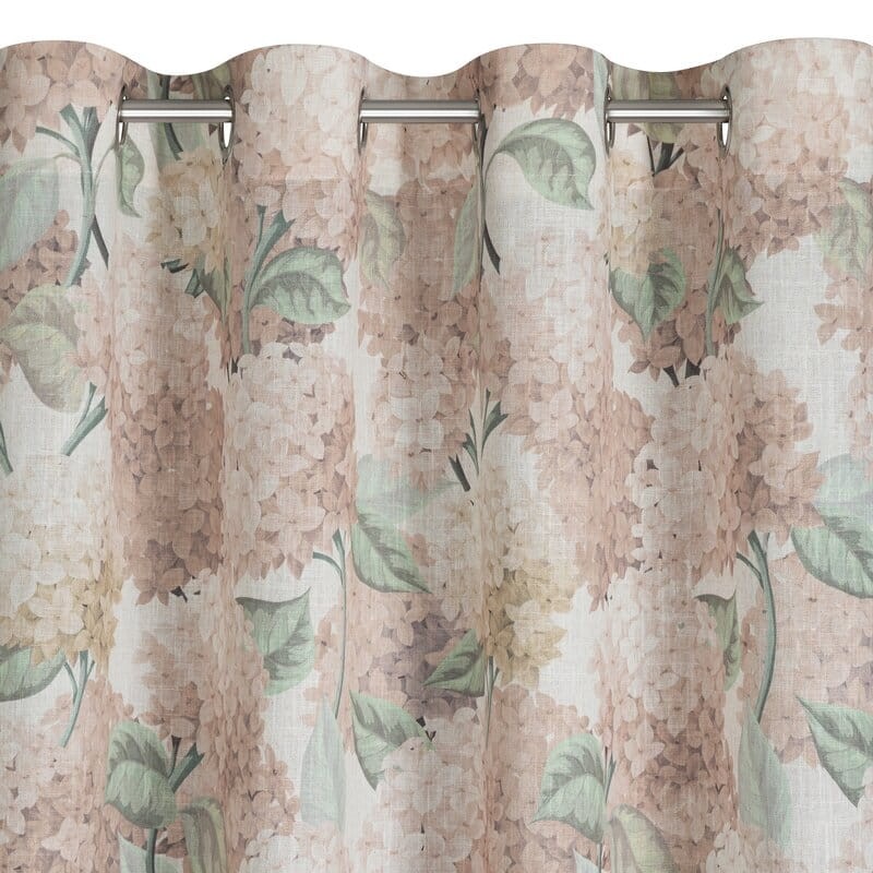 Zasłona na przelotkach 140x250 cm przelotki Demi naturalny