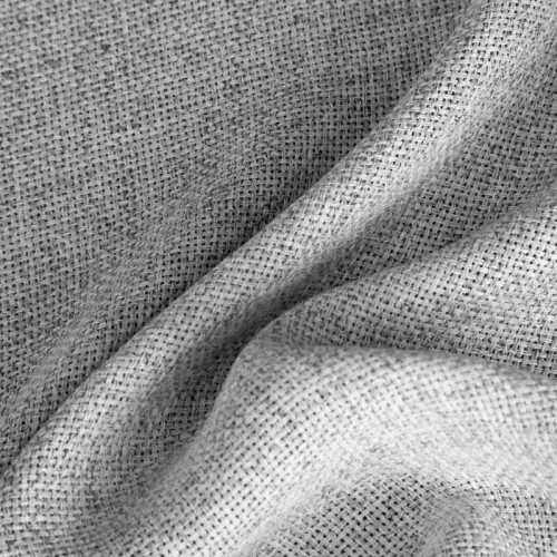 Zasłona gotowa 140x270 cm na taśmie Jula 2 srebrna imitacja naturalnej tkaniny