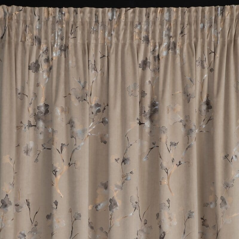 Zasłona na taśmie marszczącej 140x270 cm Selena beżowa