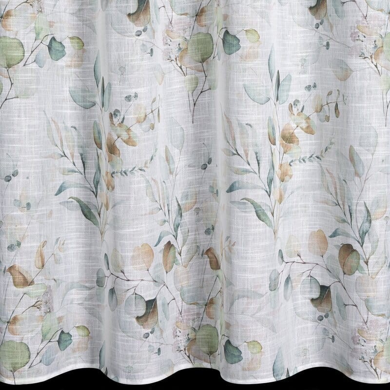 Dół w zasłonie 140x250 cm przelotki Sena biało-pastelowa