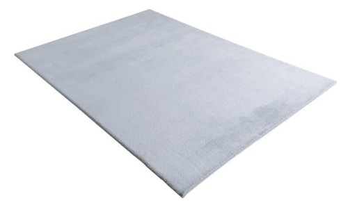 Rzut z boku na szary dywan pluszowy Obsession Infinity INF 200