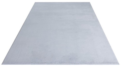Rzut ukośny szarego dywanu pluszowego Obsession Infinity INF 200