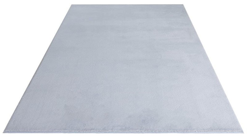 Rzut ukośny szarego dywanu pluszowego Obsession Infinity INF 200