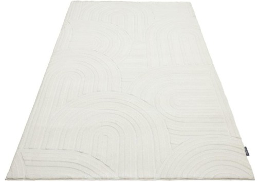 Rzut ukośny białego dywanu 3d Obsession Interstellar IST501