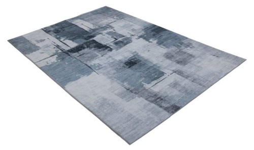 Rzut z boku na szary dywan nowoczesny Obsession Posh POH300