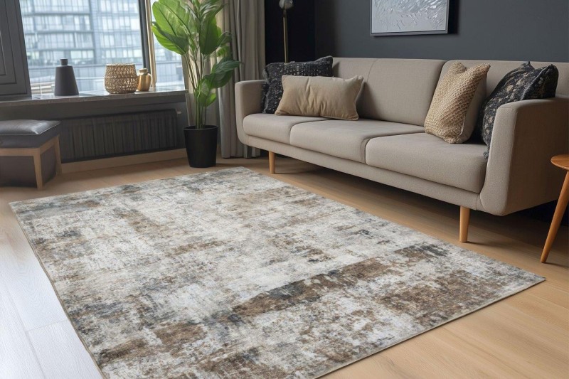Dywan vintage Obsession Posh POH302 taupe w salonie