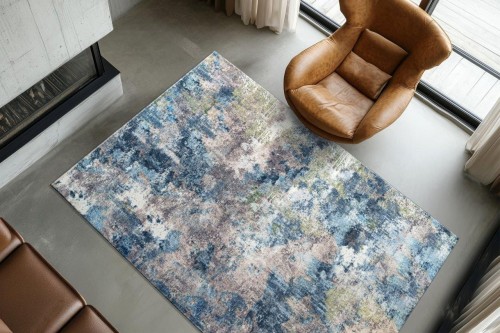 Dywan vintage Obsession Posh POH303 niebieski we wnętrzu
