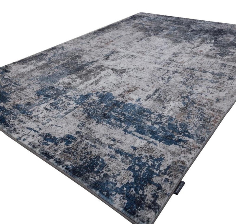 Wzór niebieskiego dywanu vintage Obsession Posh POH303