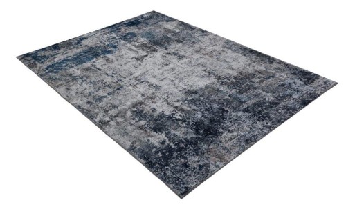 Rzut z boku na niebieski dywan vintage Obsession Posh POH303