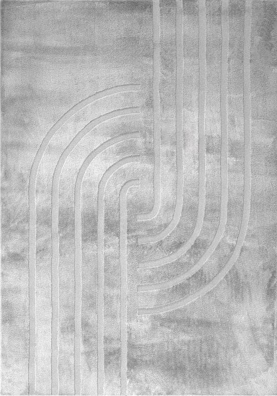 Dywan pluszowy 3d Obsession Zen Deluxe ZDL700 szary