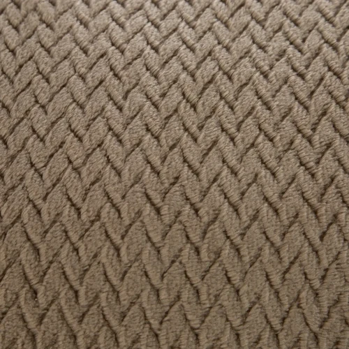 Koc 150x200 cm Cindy 3 d91 ciemno-beżowy detal