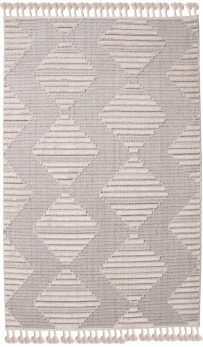 Dywan boho Monaco 135A szary