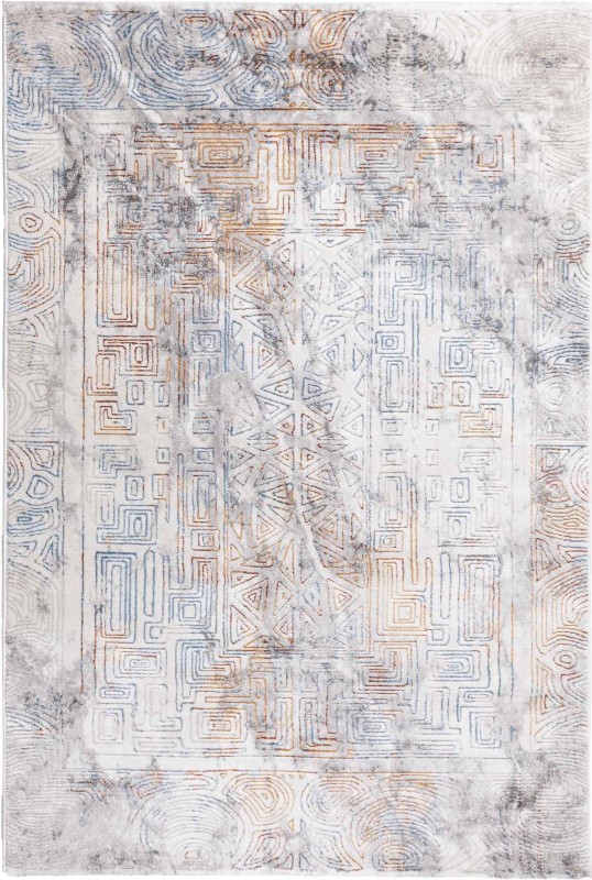 Dywan geometryczny Relato marmur wielokolorowy