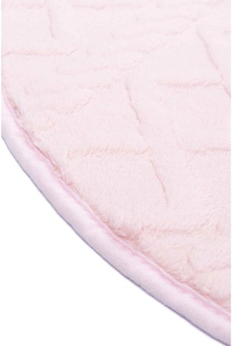 Runo okrągłego różowego dywanika łazienkowego New Style 3d