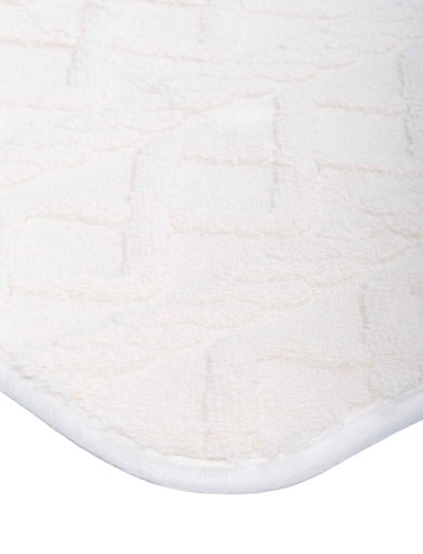 Detal dywanika łazienkowego New Style 3d ivory