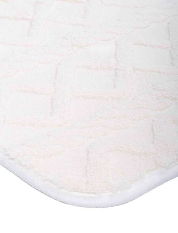 Detal dywanika łazienkowego New Style 3d ivory