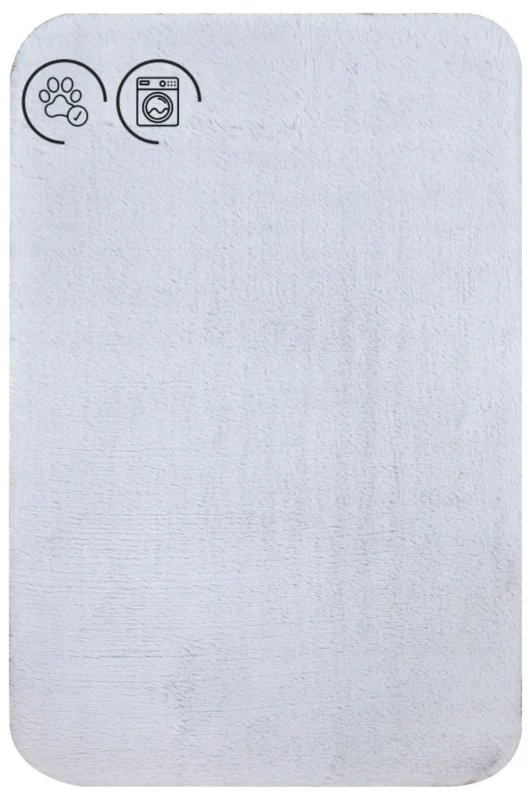 Dywan pluszowy Bellarossa Rabbit kolor jasny szary