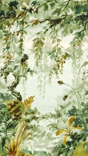 Fototapeta mural roślinny Grandeco Orom2 A52201.webp