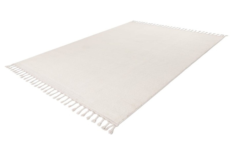 Rzut z boku na kremowy dywan 3d Ligne Lalee Tunis TUN 400