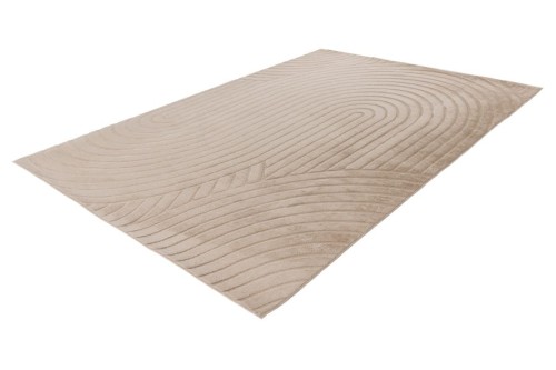 Rzut z boku na beżowy dywan 3d Lalee Hides Comfort CMF 501