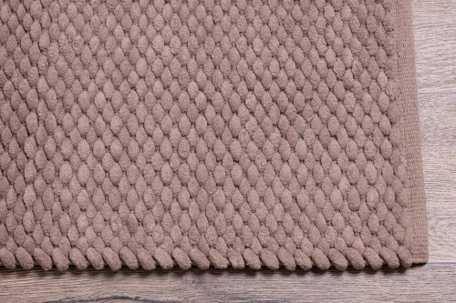 Wykończenie boków dywanika łazienkowego Master brąz