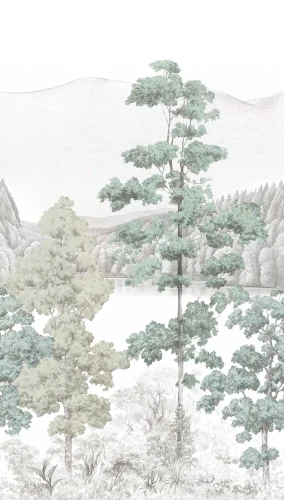 Tapeta mural pejzaż górski Grandeco Orom 2 A73701.webp