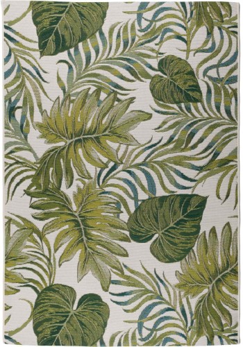 Dywan-zewnętrzny-Boho-Cappucino-Liście-zielony-dywanywitek-pl-1