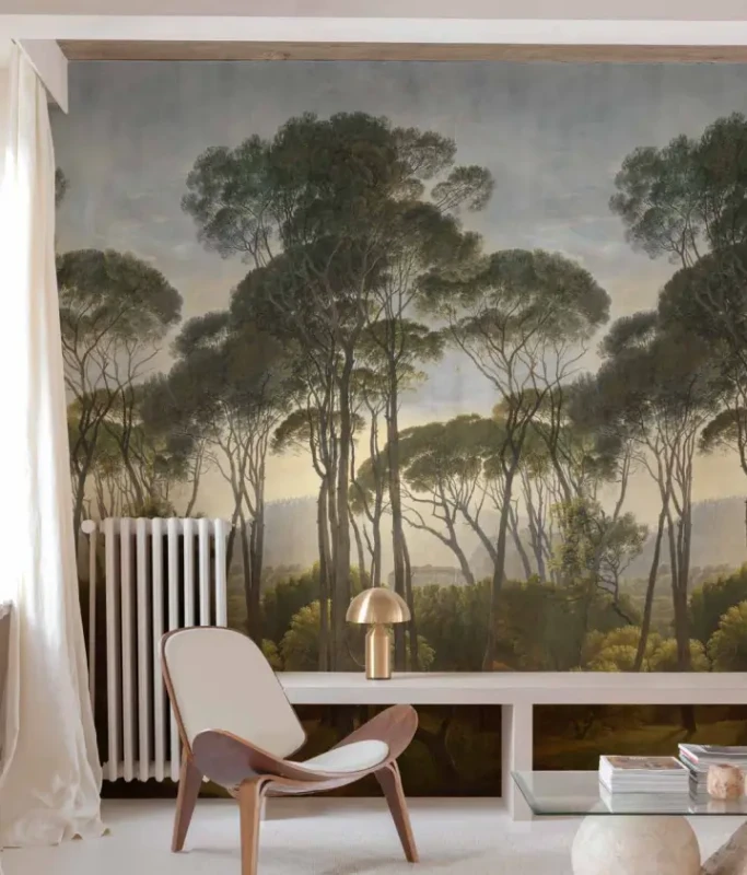 Salon z muralem las Grandeco Orom 2 A46301.webp