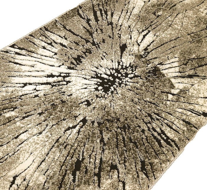 Rzut z boku na chodnik nowoczesny Miami Plus 0301 beż