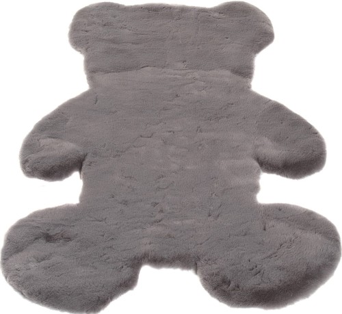 Dywan pluszowy Rabbit Fur Teddy Bear dark grey