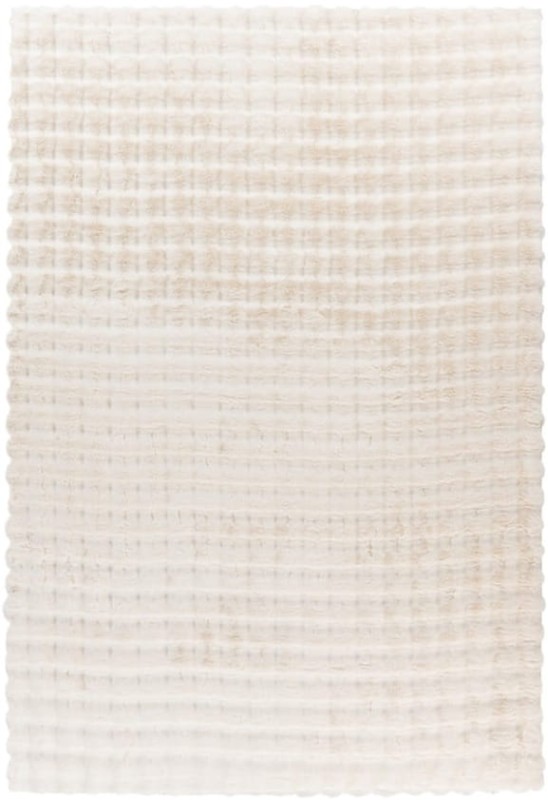 Dywan pluszowy 3d Lalee Hides Harmony HAR 800 kremowy