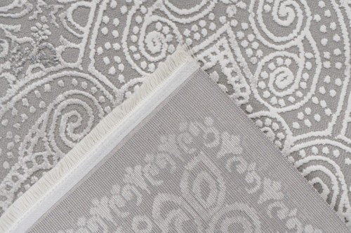 Spód srebrnego dywanu klasycznego Lalee Home Elif ELI 404