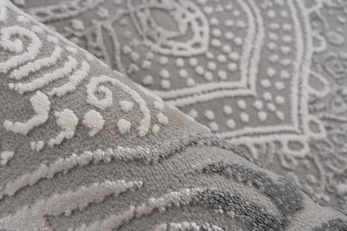 Runo srebrnego dywanu klasycznego Lalee Home Elif ELI 404