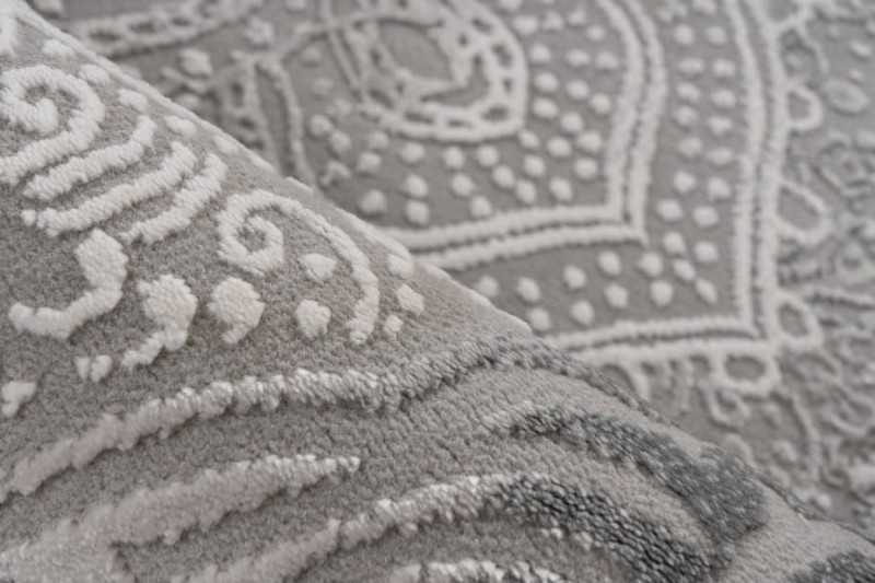 Runo srebrnego dywanu klasycznego Lalee Home Elif ELI 404