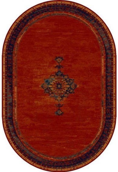 Dywan wełniany owalny Dywilan Polonia Samarkand rubin