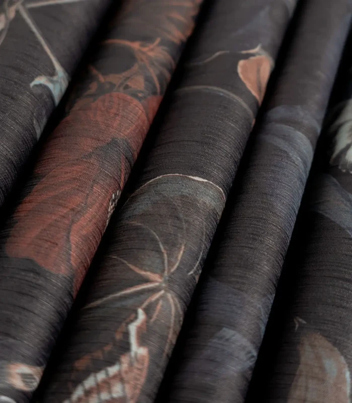 Zbliżenie tapety Botanic black.webp
