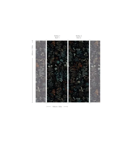 Wymiar tapety Botanic black.webp