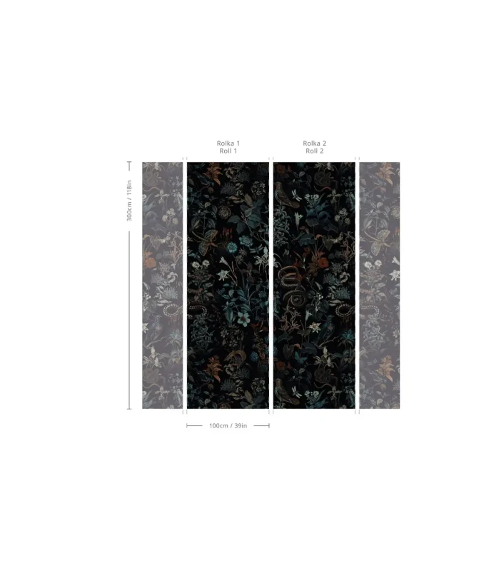 Wymiar tapety Botanic black.webp