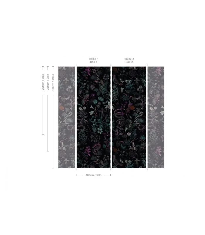 Wymiar tapety Botanic Violet.webp