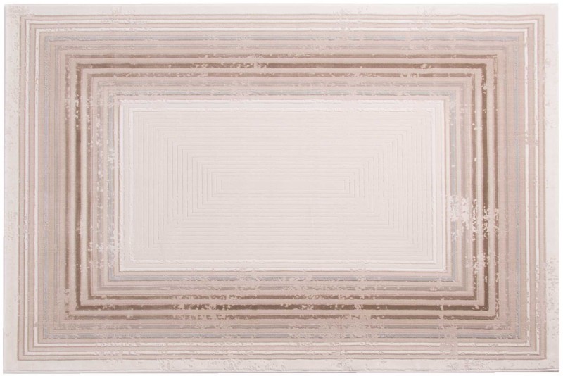 Dywan nowoczesny Dywilan Lila 2 D830D l.beige/d.beige w poziomie