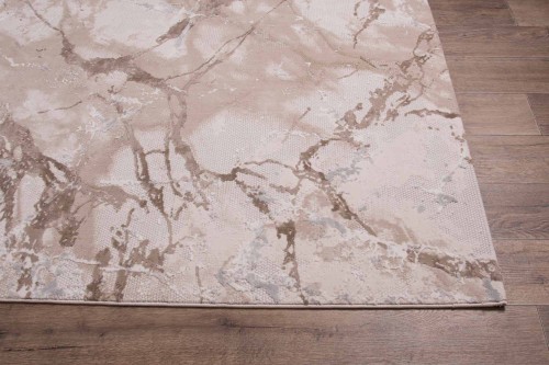 Boki beżowego dywanu nowoczesnego Dywilan Lila 1 D841B